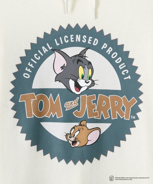 DISCUS(DISCUS)/【DISCUS/ディスカス】 TOM＆JERRY/トムとジェリー コラボ プリント プルパーカー/フーディー/ワンポイント/バックプリント/ビッグシルエット/img14