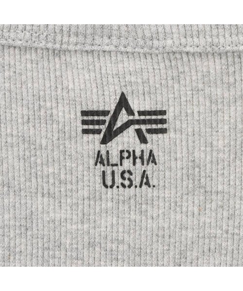MAC HOUSE(men)(マックハウス（メンズ）)/ALPHA アルファ リブクルーネック半袖Tシャツ TC1520－0/img12