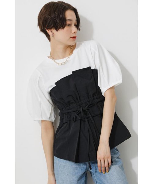 AZUL by moussy(アズールバイマウジー)/BUSTIER LAYERED TOPS/img10