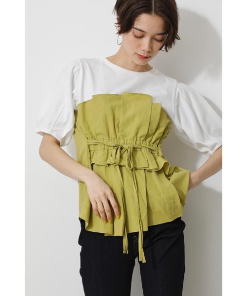 AZUL by moussy(アズールバイマウジー)/BUSTIER LAYERED TOPS/img19