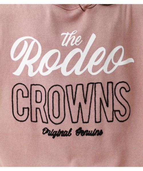 RODEO CROWNS WIDE BOWL(ロデオクラウンズワイドボウル)/ニットドッキングTシャツワンピース/img12