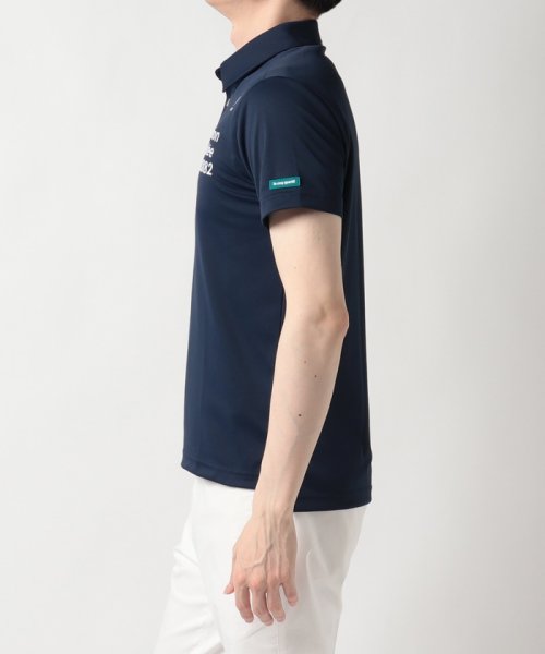 le coq sportif GOLF (ルコックスポルティフ（ゴルフ）)/サンスクリーン半袖ポロシャツ(吸汗速乾/UVケア(UPF15)/遮熱)【アウトレット】/img01