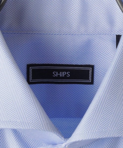 SHIPS MEN(シップス　メン)/SHIPS:ホリゾンタルカラー ヘリン 無地 シャツ/img07