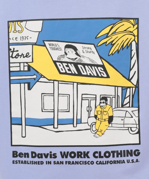 BEN DAVIS(BEN DAVIS)/【BEN DAVIS/ベンデイビス】ワークショッププリント バックプリント ビッグシルエット グラフィック半袖Tシャツ/EXTRA－SMOOTH/USA－FIT/img19