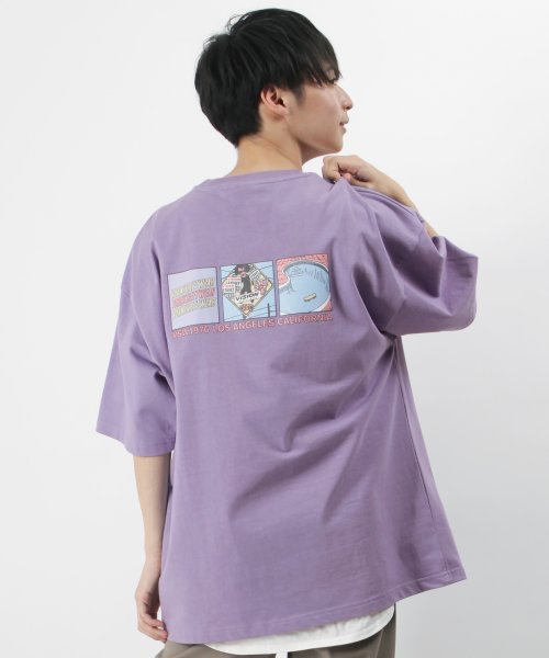 VISION STREET WEAR(ヴィジョン ストリート ウェア)/【VISION STREET WEAR/ヴィジョンストリートウェア】レトロイラスト 3コマストリート グラフィックTシャツ/img21