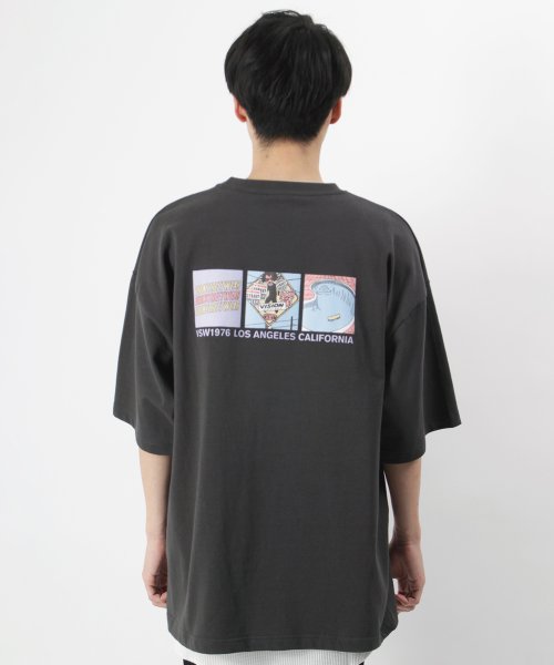 VISION STREET WEAR(ヴィジョン ストリート ウェア)/【VISION STREET WEAR/ヴィジョンストリートウェア】レトロイラスト 3コマストリート グラフィックTシャツ/img24