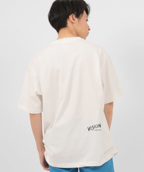 VISION STREET WEAR(ヴィジョン ストリート ウェア)/【VISION STREET WEAR/ヴィジョンストリートウェア】ストリートグラフィック 発泡プリント 半袖Tシャツ/バックプリント/ワンポイント/ビッグシル/img03