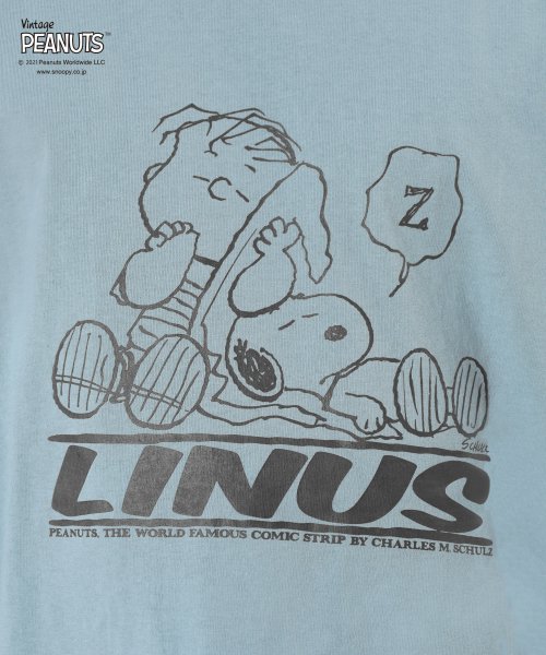 PEANUTS(ピーナッツ)/【PEANUTS/ピーナッツ】スヌーピー ビッグシルエット プリント半袖Tシャツ/img32