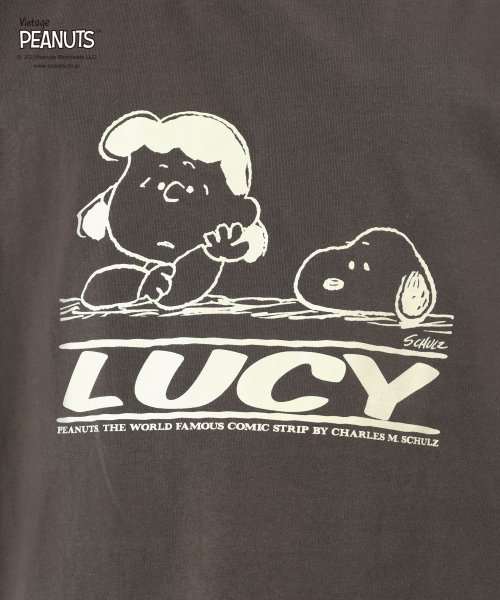 PEANUTS(ピーナッツ)/【PEANUTS/ピーナッツ】スヌーピー ビッグシルエット プリント半袖Tシャツ/img33