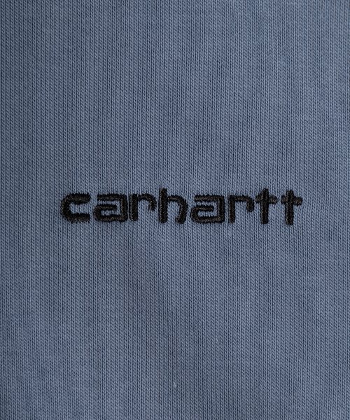 Carhartt(カーハート)/【Carhartt/カーハート】ワンポイント ブランドロゴ刺繍 フードプルパーカー/ フーディー/ HOODED SCRIPT SWEAT SHIRT/img03