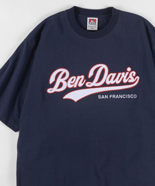 BEN DAVIS(BEN DAVIS)/【BEN DAVIS/ベンデイビス】スタジアムロゴ サテンワッペン BIGTシャツ/ベースボールロゴ/img05