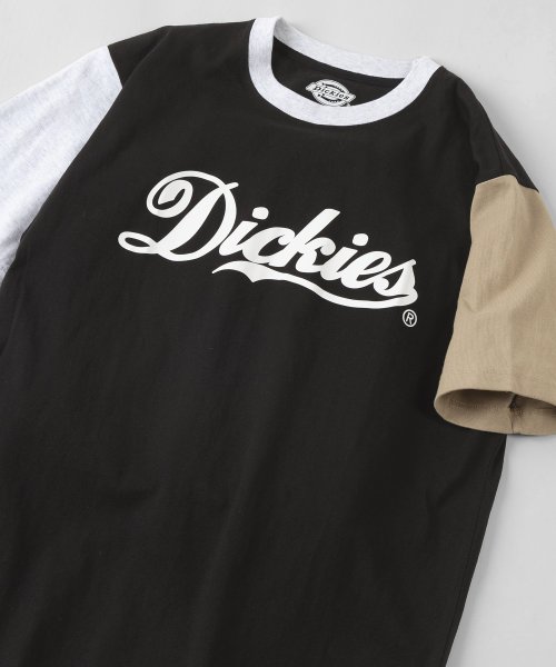 Dickies(Dickies)/【Dickies/ディッキーズ】 カレッジロゴ＆袖切替え ブランドロゴ Tシャツ/ 半袖Tシャツ/img04