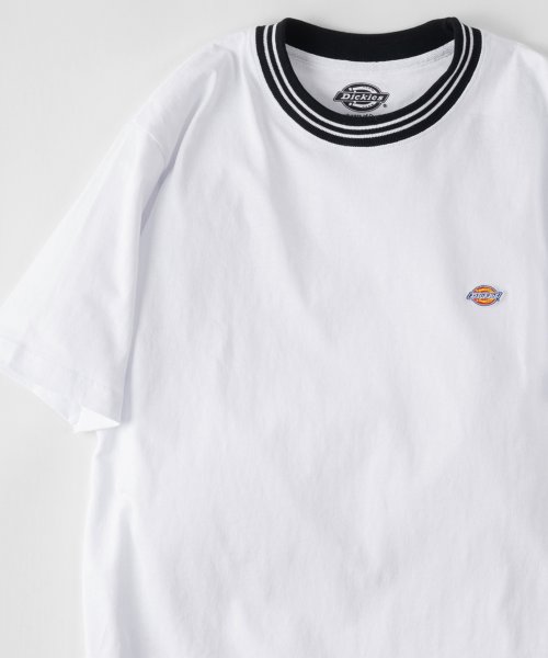 Dickies(Dickies)/【Dickies/ディッキーズ】 リブライン ミニロゴワッペン＆袖切替え クルーネックTシャツ/ 半袖Tシャツ/img16