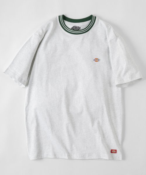 Dickies(Dickies)/【Dickies/ディッキーズ】 リブライン ミニロゴワッペン＆袖切替え クルーネックTシャツ/ 半袖Tシャツ/img24