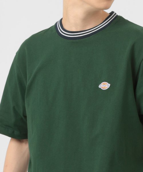 Dickies(Dickies)/【Dickies/ディッキーズ】 リブライン ミニロゴワッペン＆袖切替え クルーネックTシャツ/ 半袖Tシャツ/img30