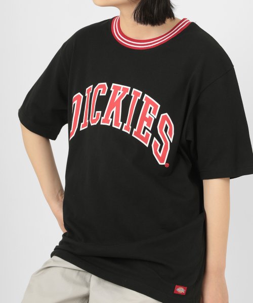 Dickies(Dickies)/【Dickies/ディッキーズ】リブライン カレッジロゴ＆袖切替え ブランドロゴ クルーネックTシャツ/ 半袖Tシャツ/img08