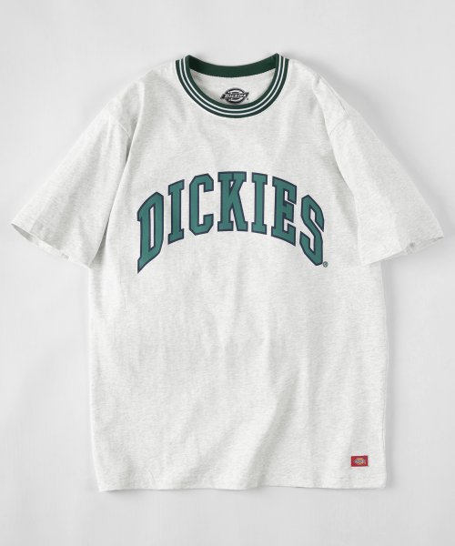 Dickies(Dickies)/【Dickies/ディッキーズ】リブライン カレッジロゴ＆袖切替え ブランドロゴ クルーネックTシャツ/ 半袖Tシャツ/img10