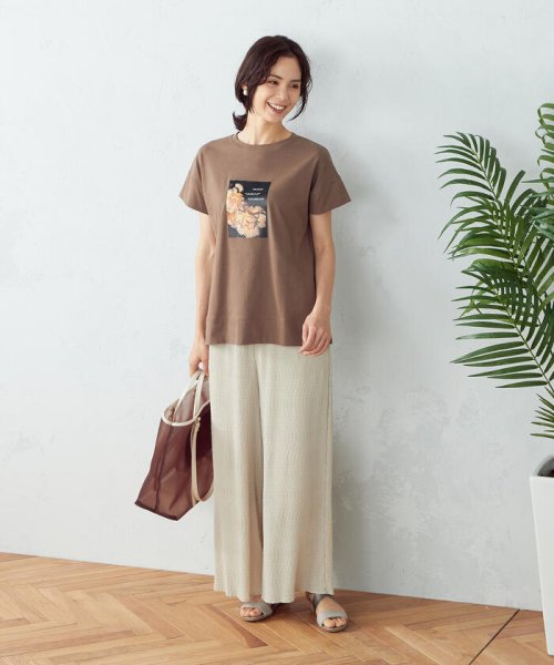 COMME CA ISM (コムサイズム（レディス）)/フォトプリント　Ｔシャツ/img05
