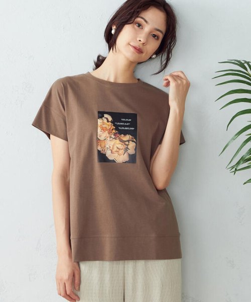 COMME CA ISM (コムサイズム（レディス）)/フォトプリント　Ｔシャツ/img06