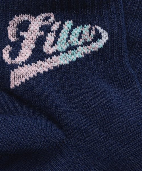 FILA socks Kids(フィラ　ソックス　キッズ)/【キッズ】グラデーションロゴ ショートソックス 単品 ガールズ/img01