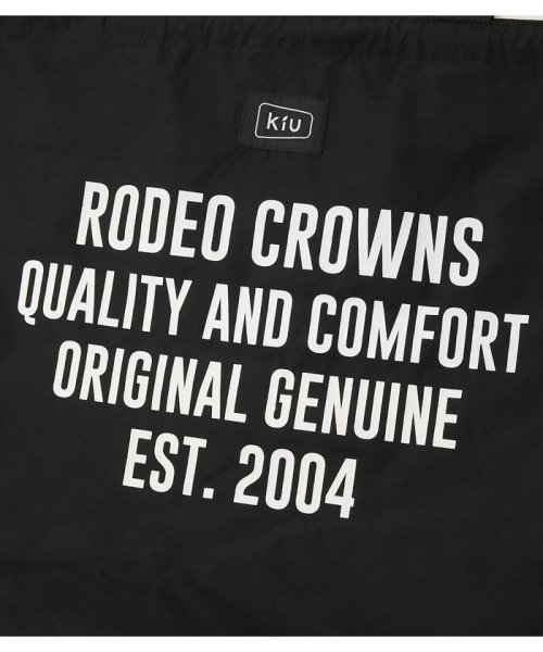 RODEO CROWNS WIDE BOWL(ロデオクラウンズワイドボウル)/KIU 2WAY RAIN BAG COVER/img12
