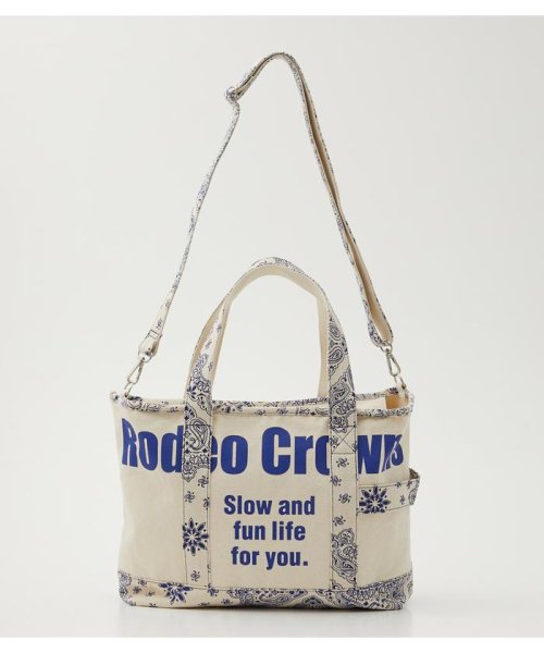 RODEO CROWNS WIDE BOWL(ロデオクラウンズワイドボウル)/R CANVAS BANDANA TOTE/img01