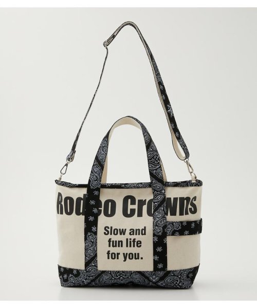 RODEO CROWNS WIDE BOWL(ロデオクラウンズワイドボウル)/R CANVAS BANDANA TOTE/img07