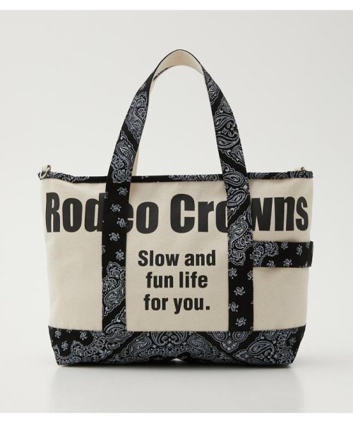 RODEO CROWNS WIDE BOWL(ロデオクラウンズワイドボウル)/R CANVAS BANDANA TOTE/img09