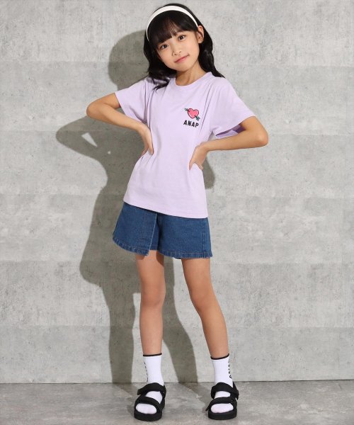 ANAP KIDS(アナップキッズ)/吸水速乾サマーワンポイントTシャツ/img08