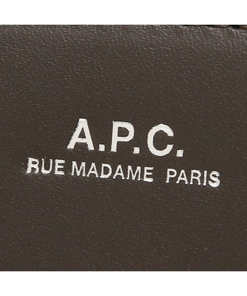 A.P.C.(アーペーセー)/アーペーセー 二つ折り財布 定番 ブラウン メンズ レディース APC PXAWV H63087 CAE/img06