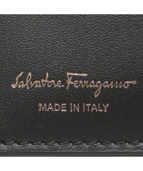 FERRAGAMO(フェラガモ)/フェラガモ 二つ折り財布 ビバ ミニ財布 ブラック レディース FERRAGAMO 220288 0745858/img08