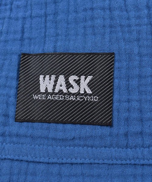 WASK(ワスク)/5.5分丈 ポケット付き Wガーゼ パンツ（100～160cm）/img07