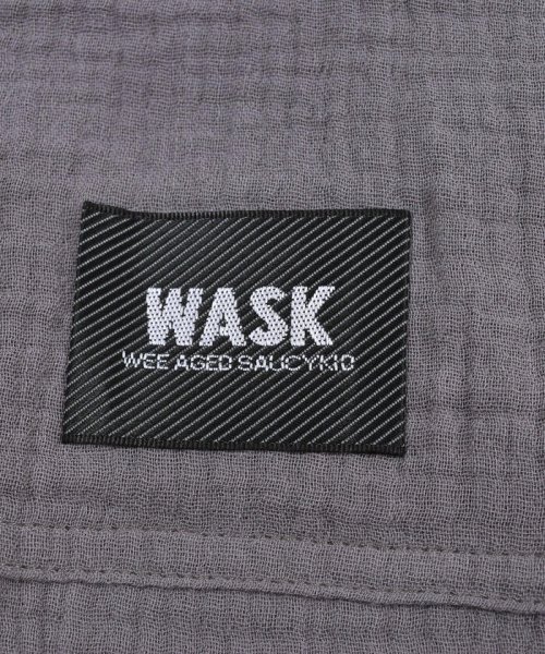 WASK(ワスク)/5.5分丈 ポケット付き Wガーゼ パンツ（100～160cm）/img14