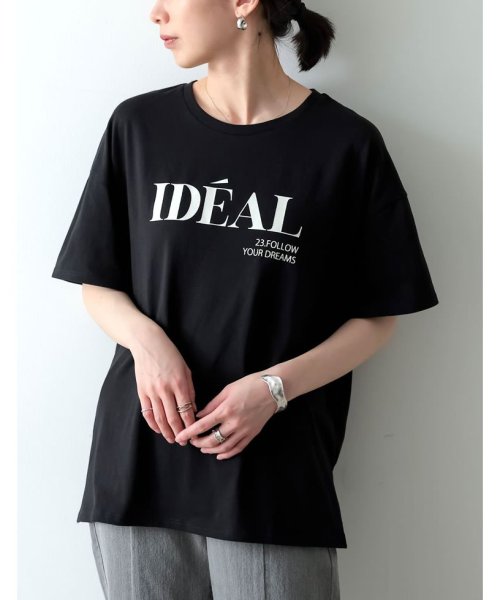 Re:EDIT(リエディ)/IDEALロゴプリント半袖Tシャツ/img04