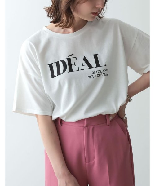 Re:EDIT(リエディ)/IDEALロゴプリント半袖Tシャツ/img10