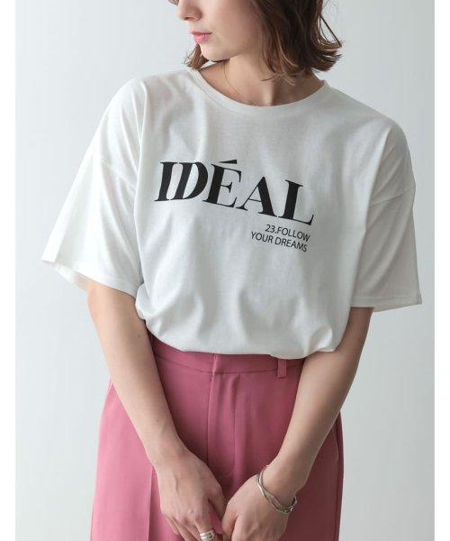 Re:EDIT(リエディ)/IDEALロゴプリント半袖Tシャツ/img11