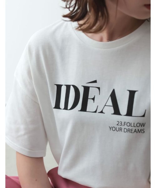 Re:EDIT(リエディ)/IDEALロゴプリント半袖Tシャツ/img16