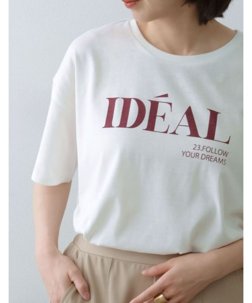 Re:EDIT(リエディ)/IDEALロゴプリント半袖Tシャツ/img28