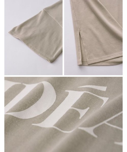 Re:EDIT(リエディ)/IDEALロゴプリント半袖Tシャツ/img31