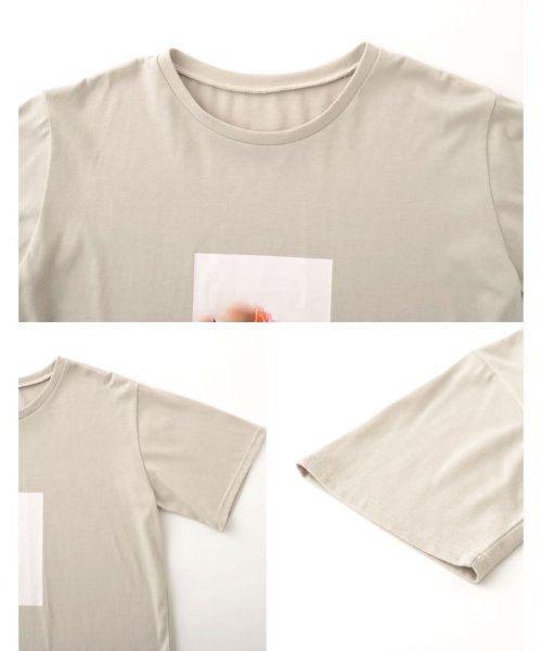 Re:EDIT(リエディ)/フラワーフォトプリント半袖Tシャツ/img19