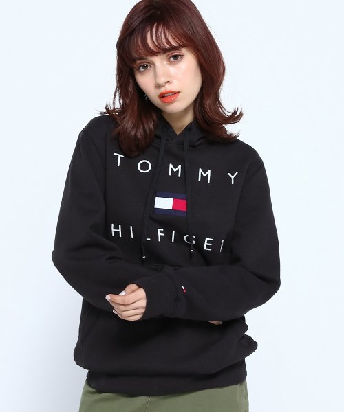 TOMMY HILFIGER(トミーヒルフィガー)/JS M STACKED LOGO POPOVER HOOD/img02