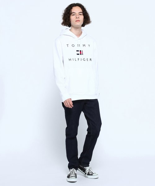 TOMMY HILFIGER(トミーヒルフィガー)/JS M STACKED LOGO POPOVER HOOD/img04