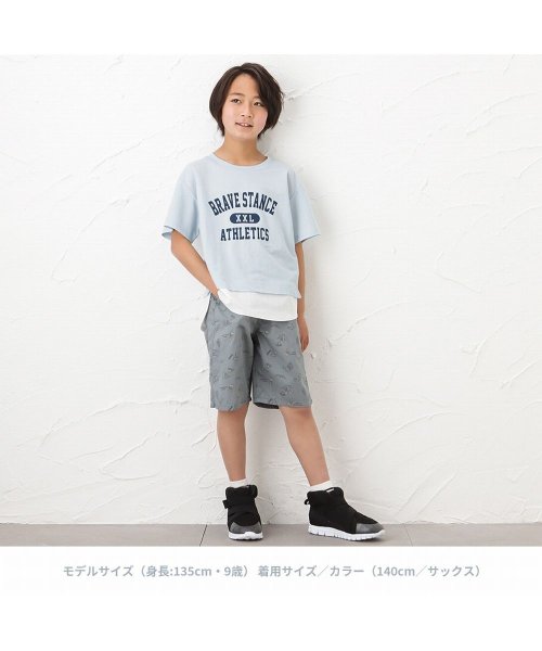 MAC HOUSE(kid's)(マックハウス（キッズ）)/SARARI サラリ 冷感フェイクレイヤードプリント半袖Tシャツ MH626－705/img10