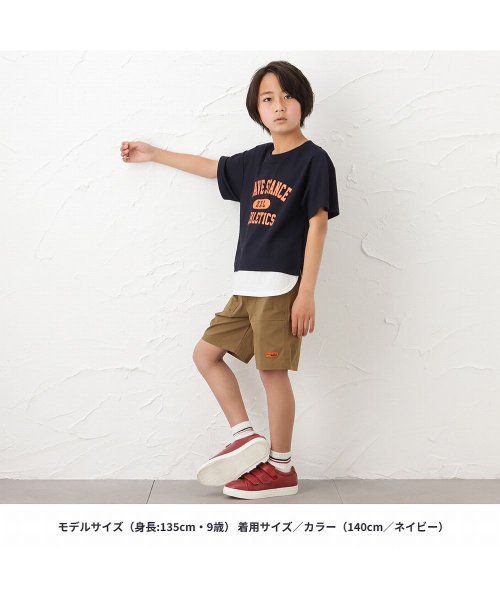 MAC HOUSE(kid's)(マックハウス（キッズ）)/SARARI サラリ 冷感フェイクレイヤードプリント半袖Tシャツ MH626－705/img16