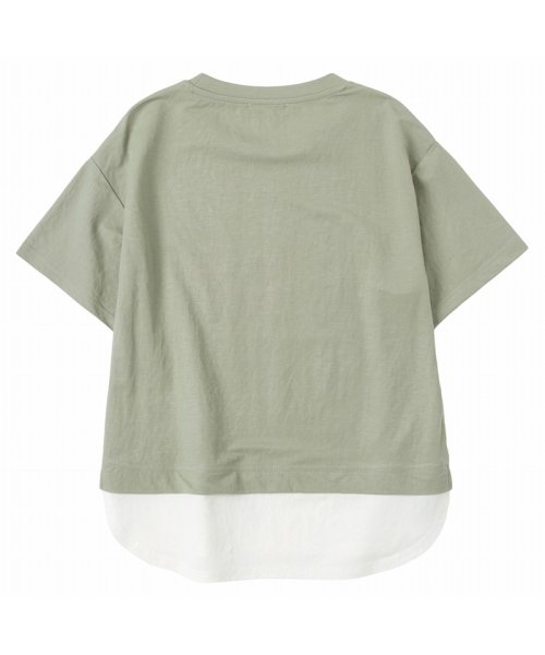MAC HOUSE(kid's)(マックハウス（キッズ）)/SARARI サラリ 冷感フェイクレイヤードプリント半袖Tシャツ MH626－705/img21