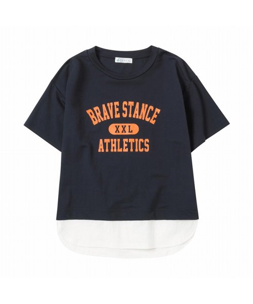 MAC HOUSE(kid's)(マックハウス（キッズ）)/SARARI サラリ 冷感フェイクレイヤードプリント半袖Tシャツ MH626－705/img29