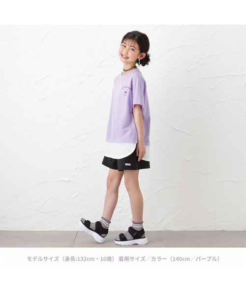 MAC HOUSE(kid's)(マックハウス（キッズ）)/SARARI サラリ 冷感胸プリントフェイクレイヤード半袖Tシャツ MH626－703/img10