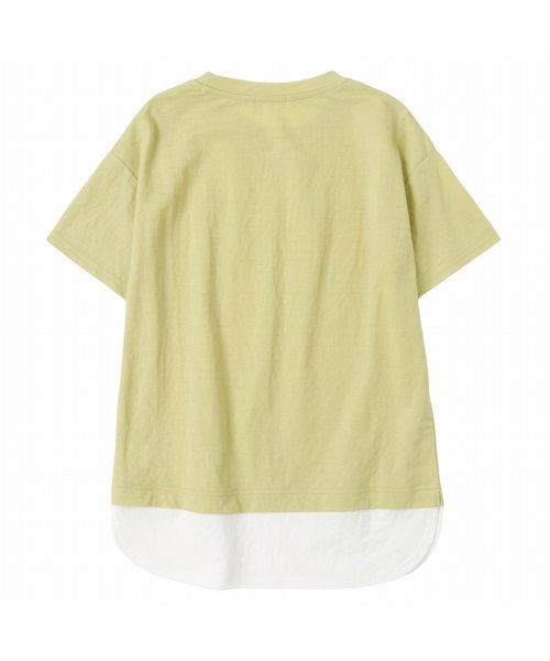 MAC HOUSE(kid's)(マックハウス（キッズ）)/SARARI サラリ 冷感胸プリントフェイクレイヤード半袖Tシャツ MH626－703/img19