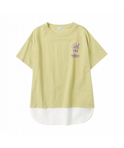 MAC HOUSE(kid's)(マックハウス（キッズ）)/SARARI サラリ 冷感胸プリントフェイクレイヤード半袖Tシャツ MH626－703/img28