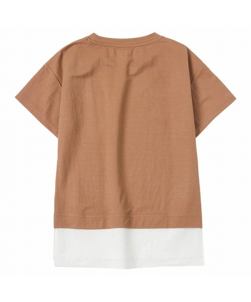 MAC HOUSE(kid's)(マックハウス（キッズ）)/SARARI サラリ 冷感フロントプリントフェイクレイヤード半袖Tシャツ MH626－704/img19